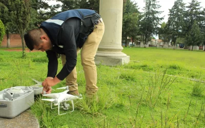 Fotogrametria con drones y topografia tradicional
