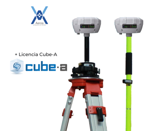 COMBO GNSS X5 Multibanda + Licencia Cube-A