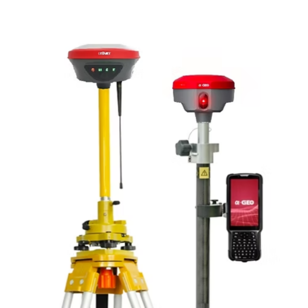 Combo GNSS Alpha-Geo Matrix VI con fotogrametría, AR + láser con radio externo